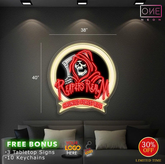 REAPERS REAL M | LED Neon Sign