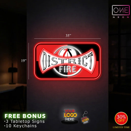 DISTRICT FIRE | LED Neon Sign