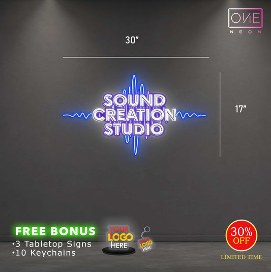 Sound Creation Studio | LED Neon Sign