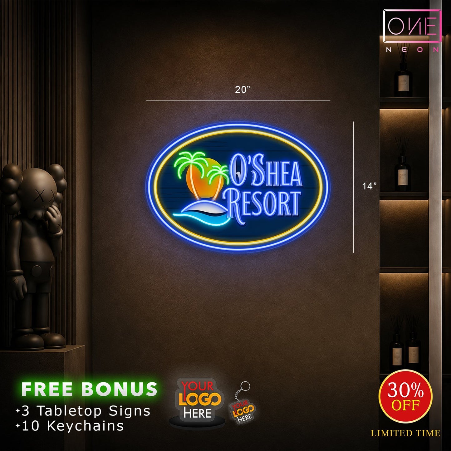 O'SHEA RESORT | LED Neon Sign
