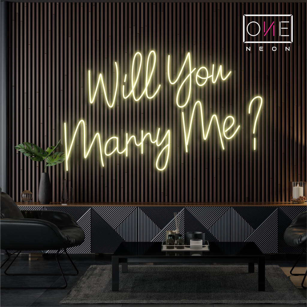 Will You Marry Me? Led Neon Sign