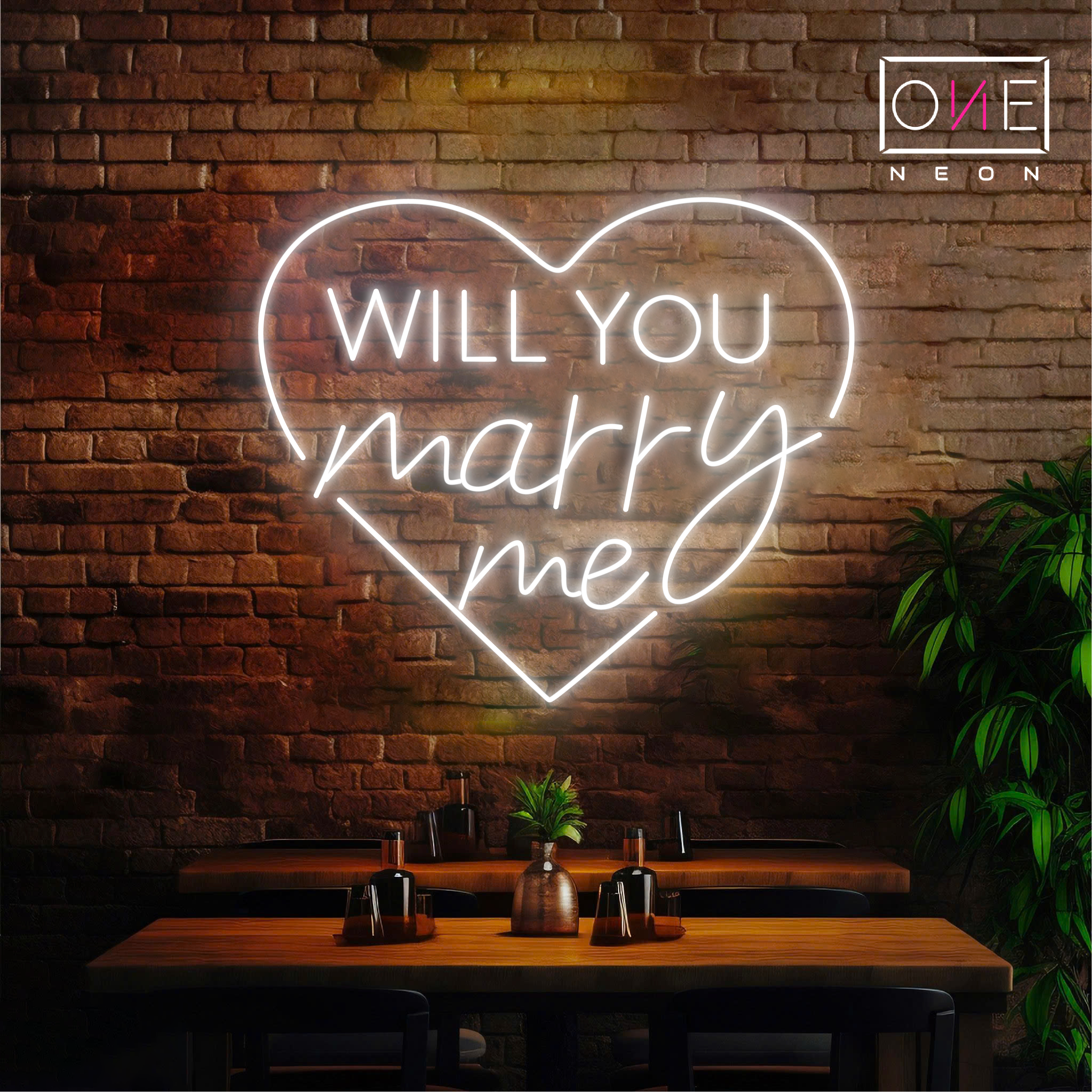 Will You Marry Me Led Neon Sign