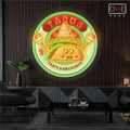 Tacos Tasty & Delicious Artwork Led Neon Sign