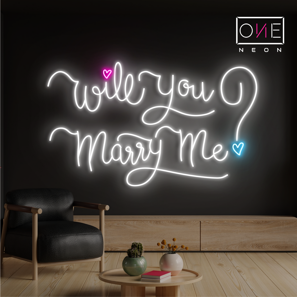 Will You Marry Me? Led Neon Sign