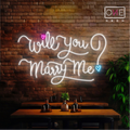 Will You Marry Me? Led Neon Sign