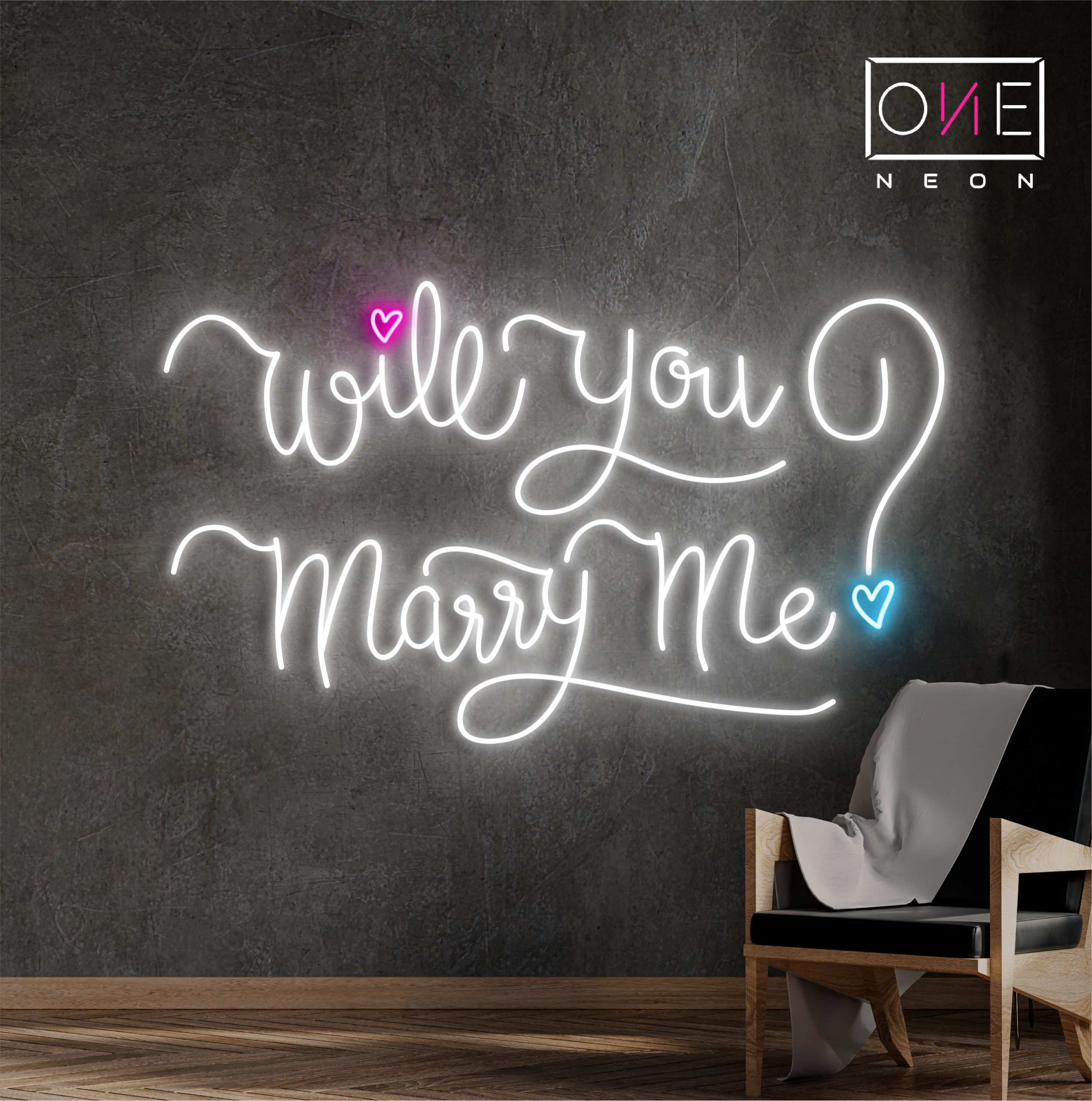 Will You Marry Me? Led Neon Sign