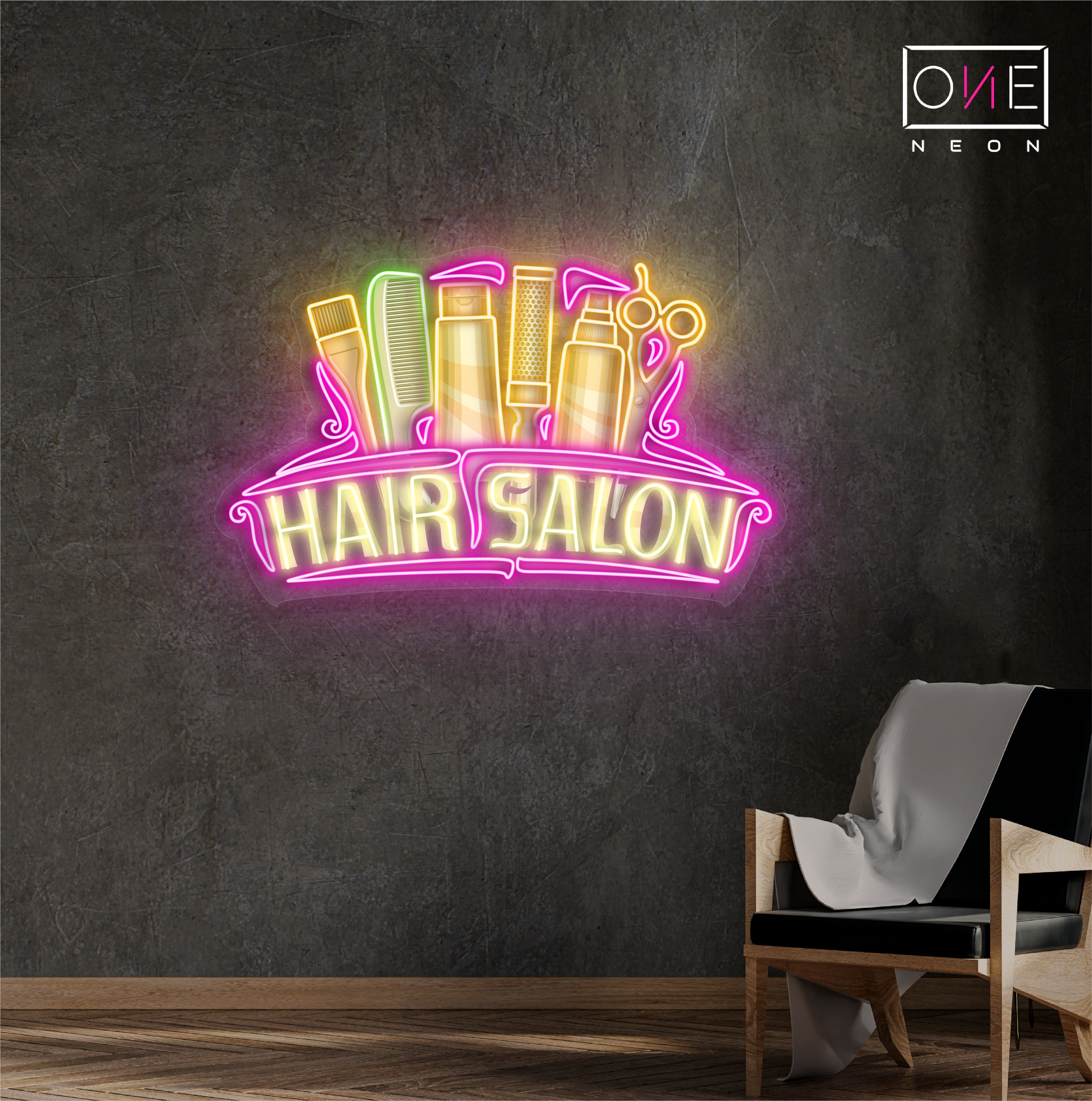 Hair Salon Artwork Led Neon Sign