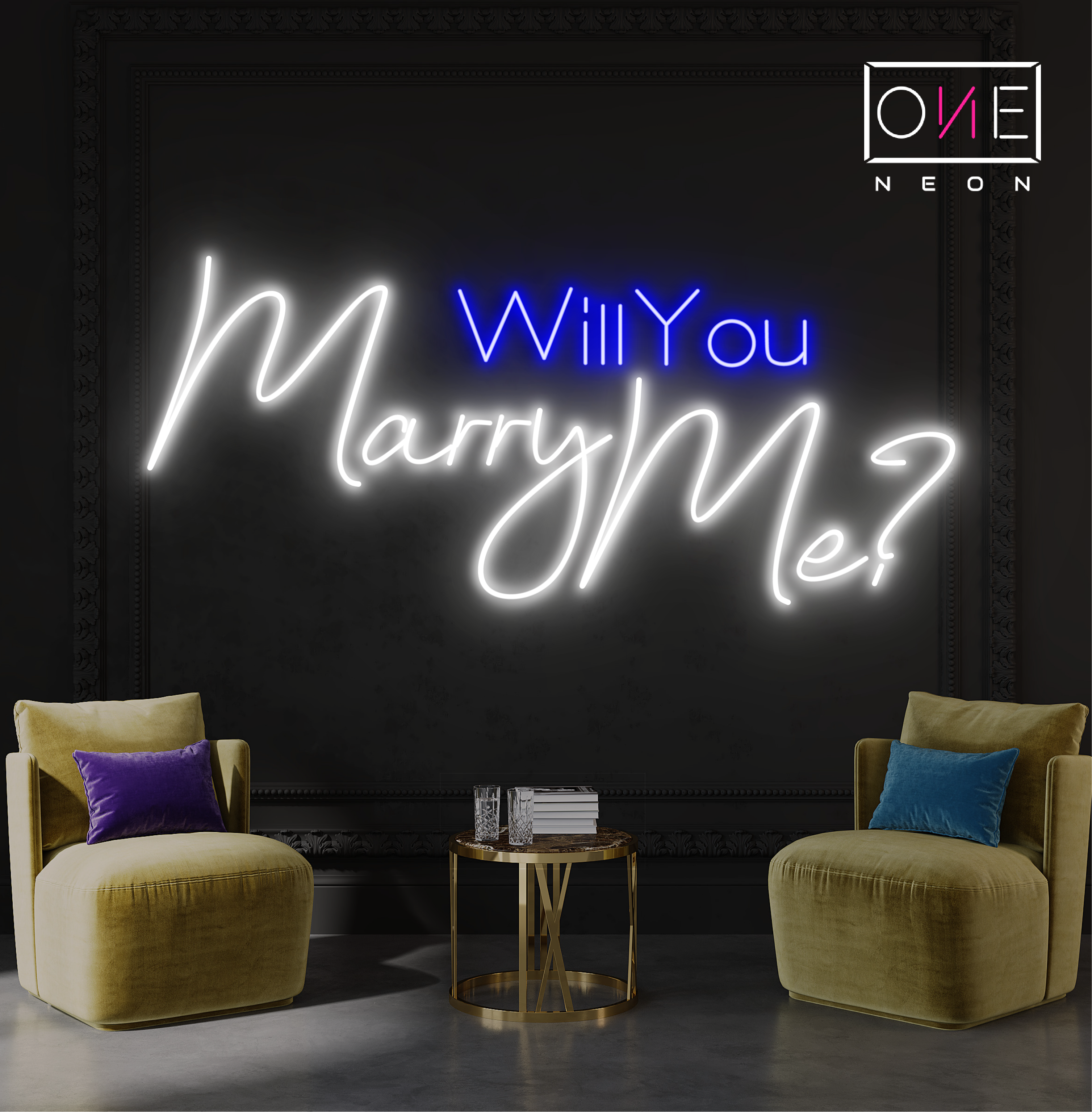 Will You Marry Me? Led Neon Sign