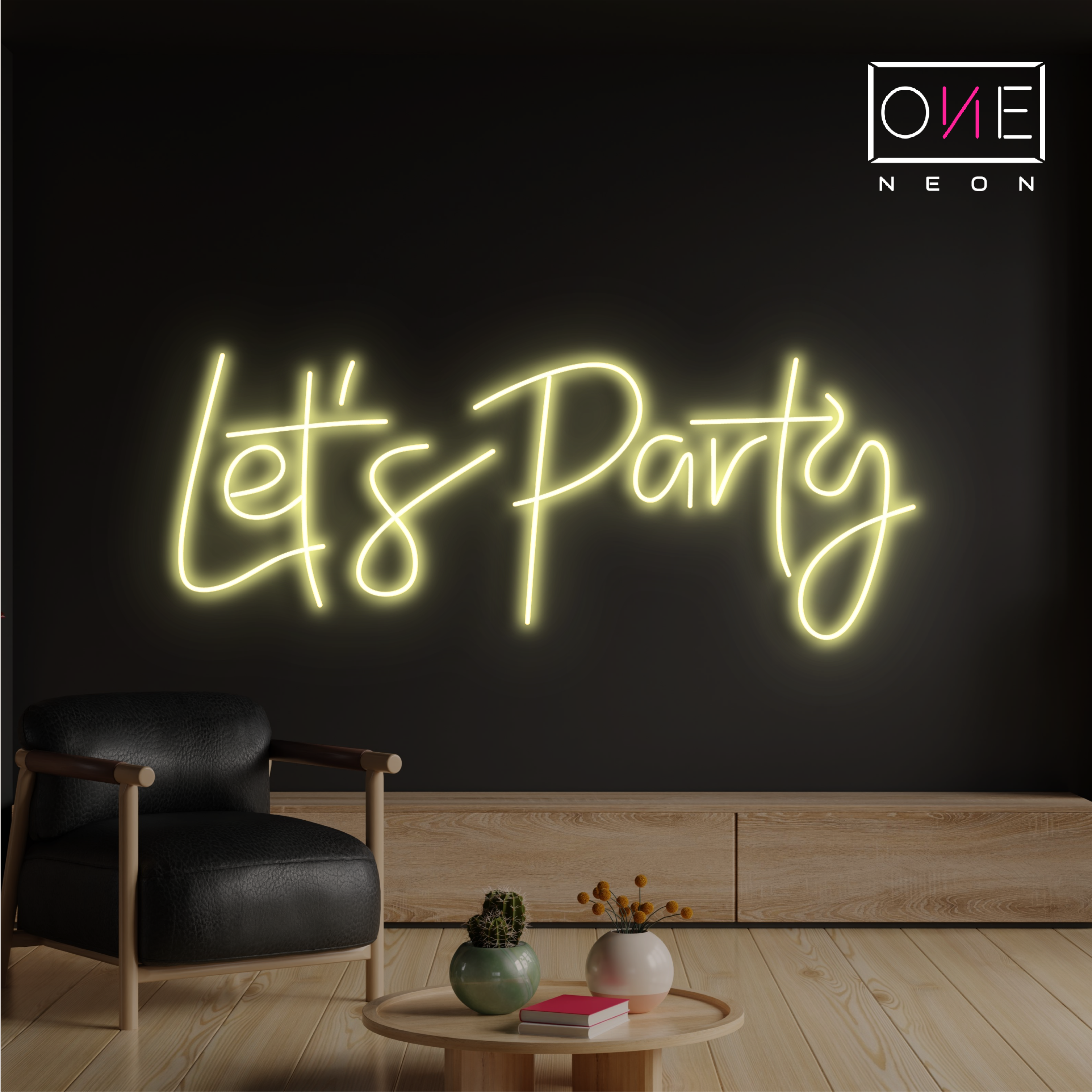 Let's Party Led Neon Sign
