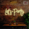 Let's Party Led Neon Sign