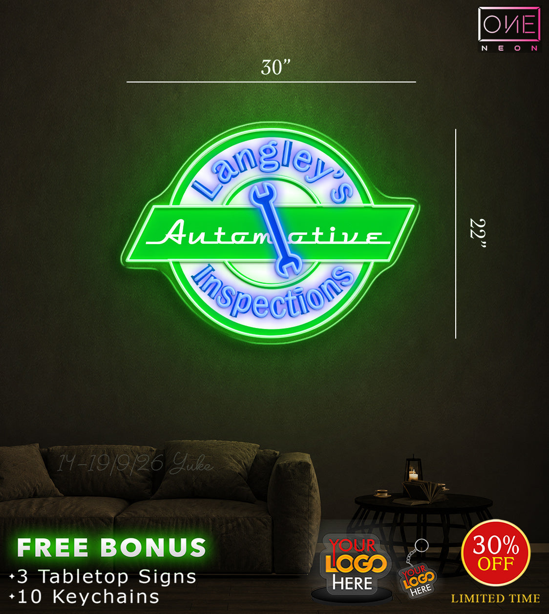 LANGLEY'S INSPECTIONS | LED Neon Sign