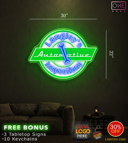 LANGLEY'S INSPECTIONS | LED Neon Sign