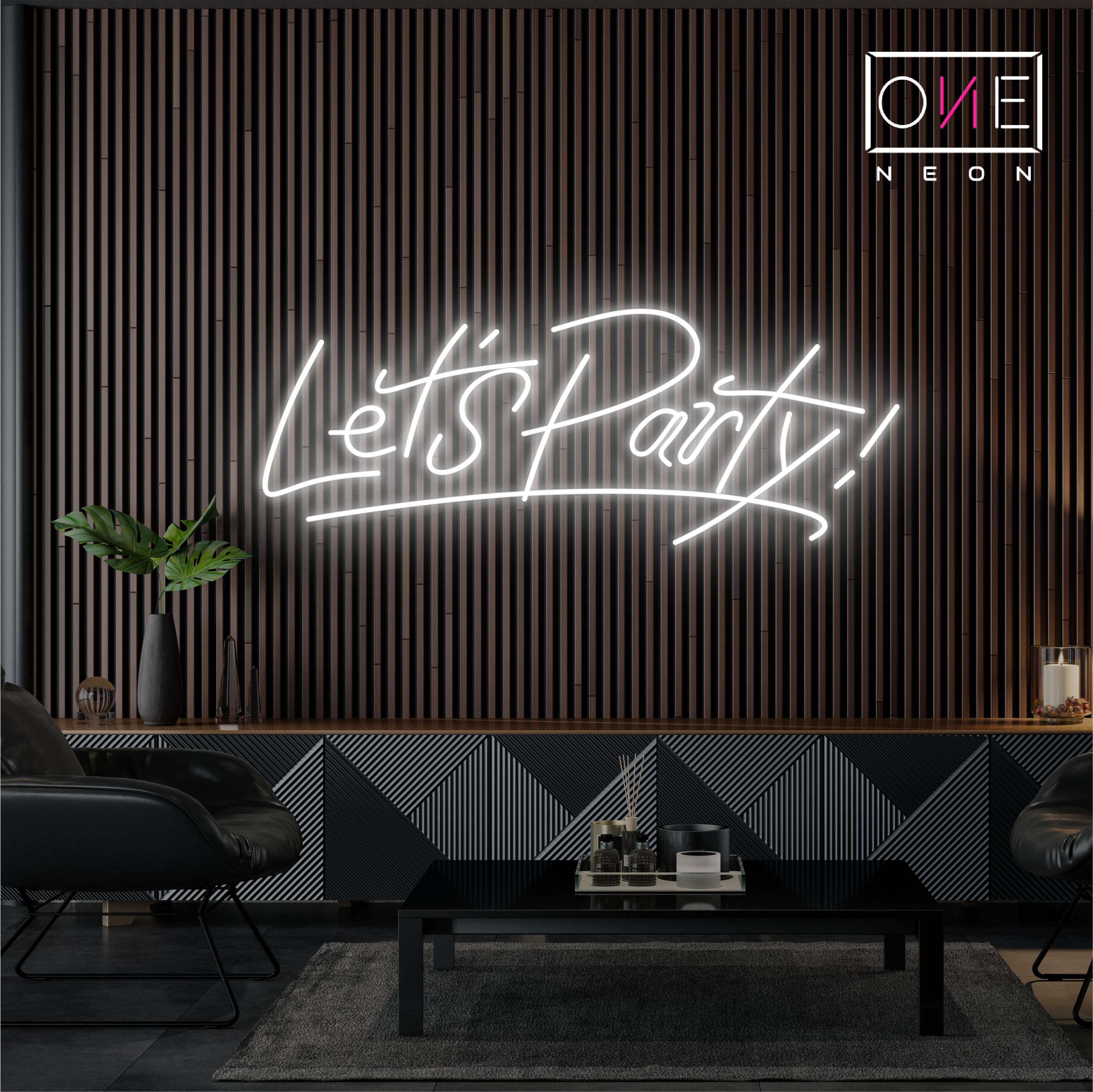 Let's Party! Led Neon Sign