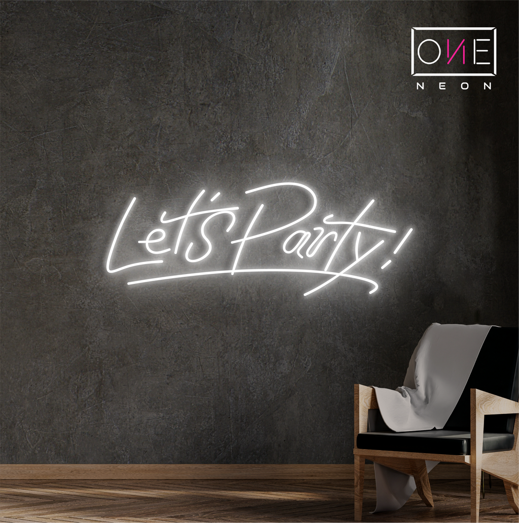 Let's Party! Led Neon Sign