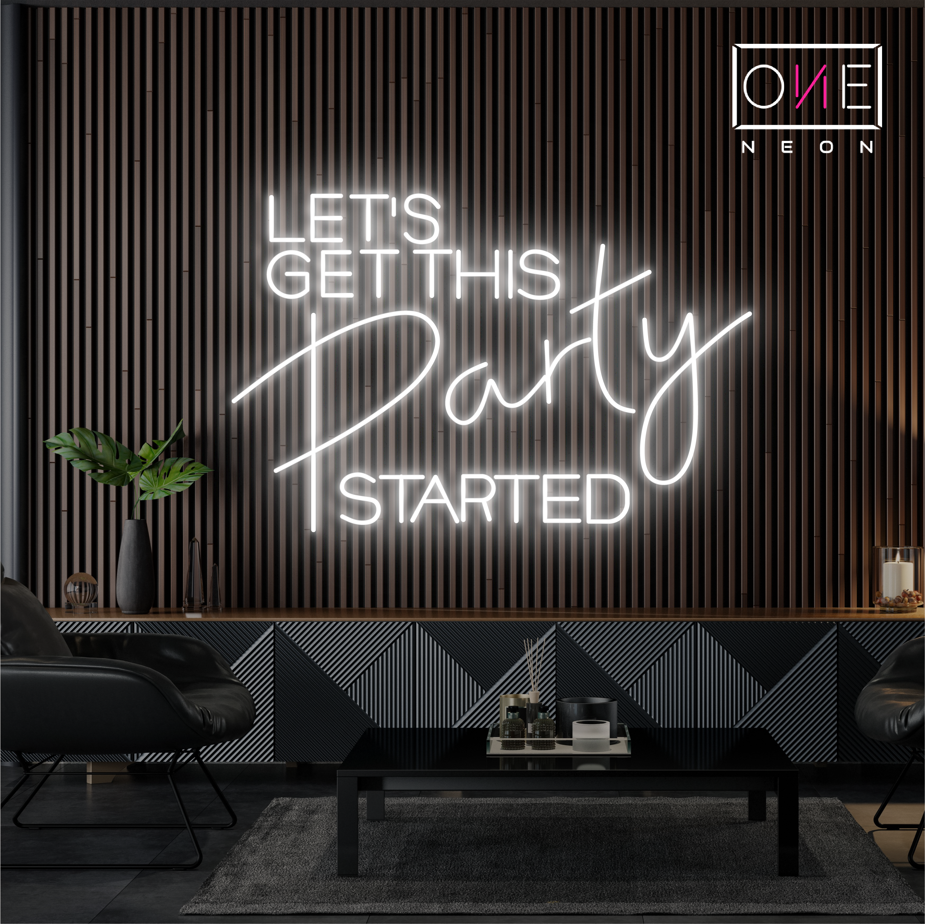 Let's Get This Party Started Led Neon Sign