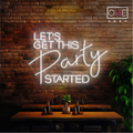 Let's Get This Party Started Led Neon Sign