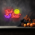 Trick or Treat LED Neon Sign