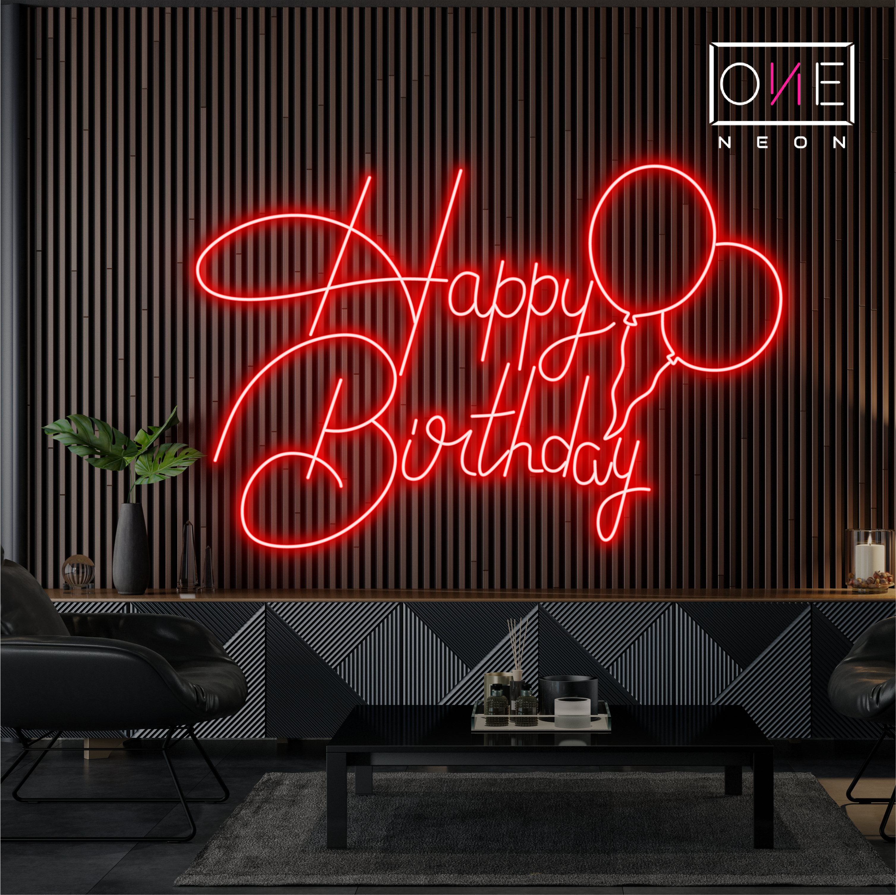 Happy Birthday Led Neon Sign