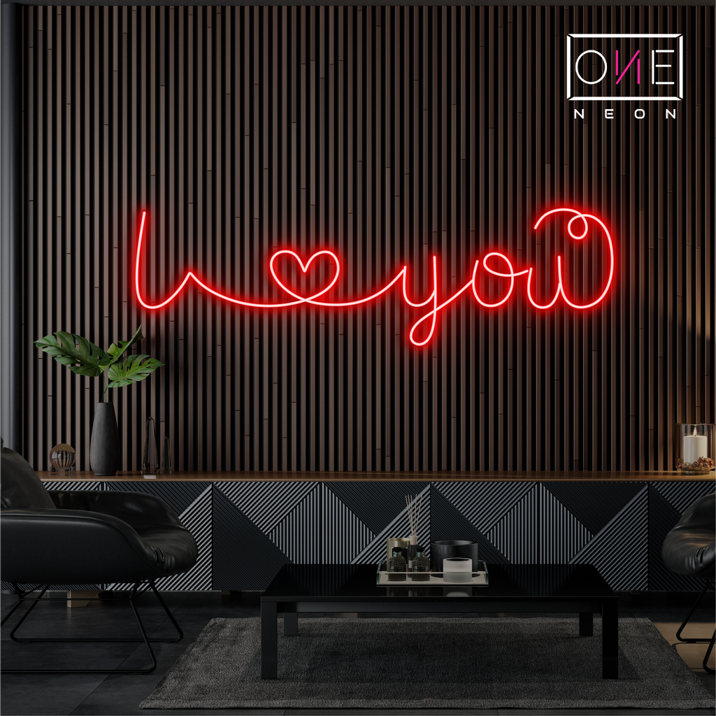 I Love You Led Neon Sign