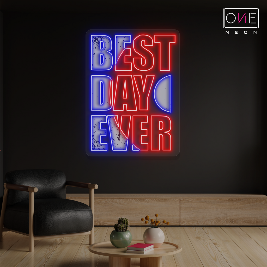 Best Day Ever Artwork Led Neon Sign
