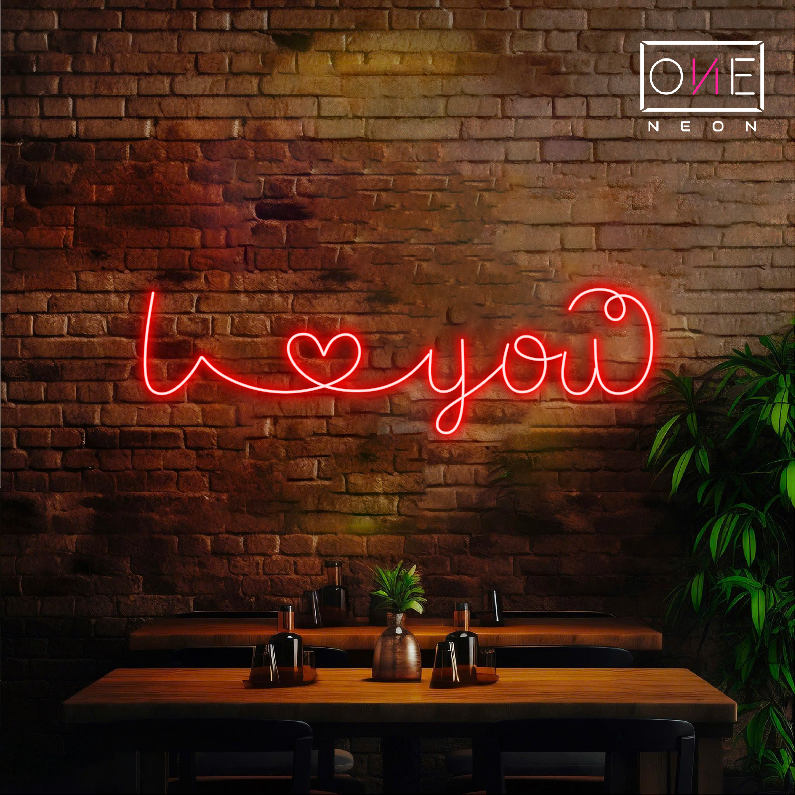 I Love You Led Neon Sign