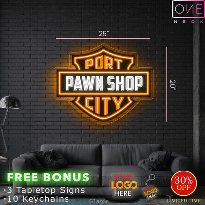 PORT PAWN SHOP CITY | LED Neon Sign