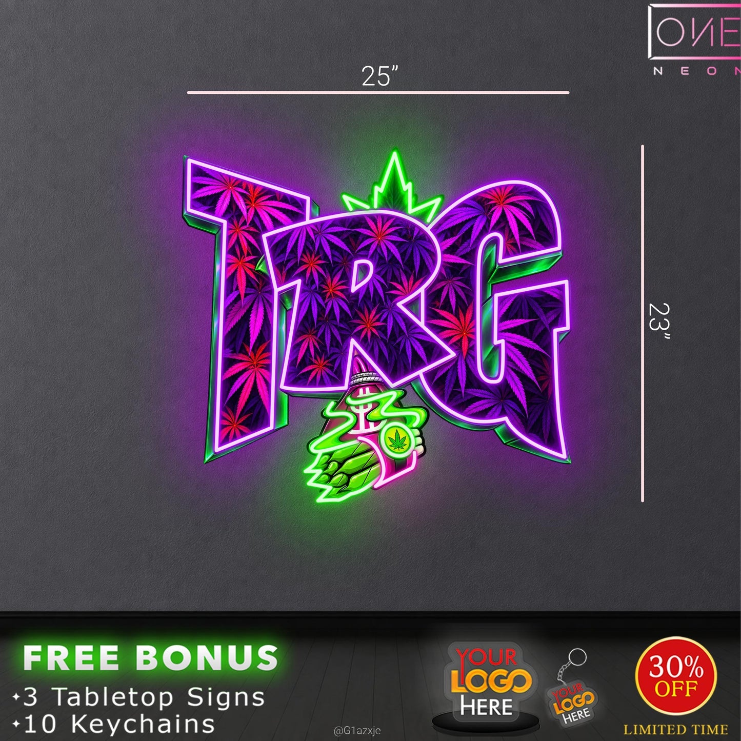 TRG Logo | LED Neon Sign