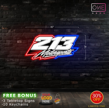 213 Motorsports | 2 LED Neon Sign