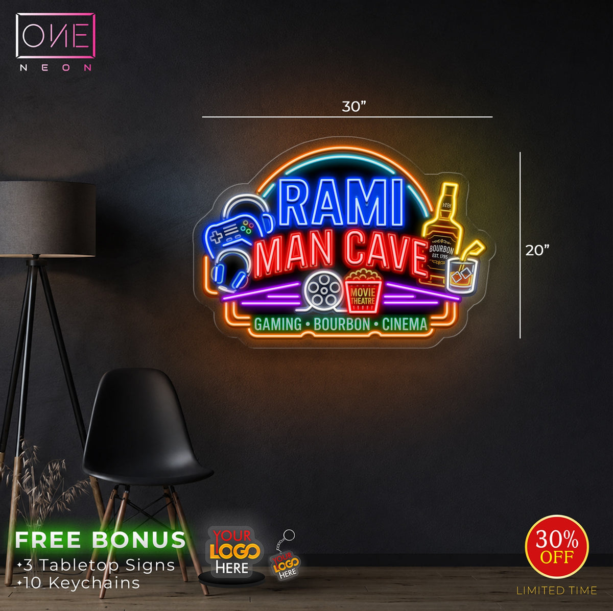 Enseigne lumineuse LED néon Queen Billiard Artwork