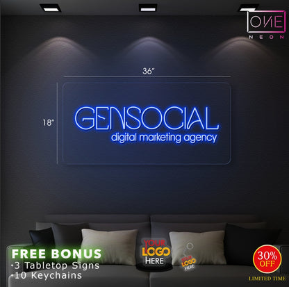 GENSOCIAL | LED Neon Sign