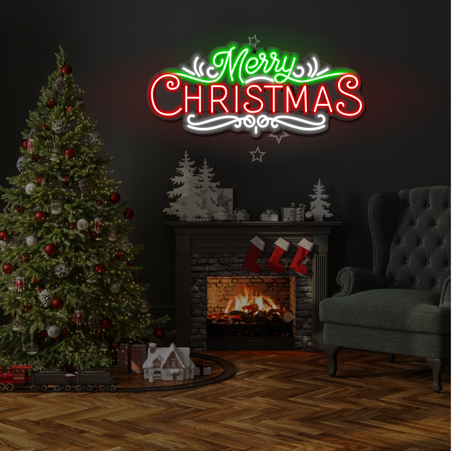 Merry Christmas LED Neon Sign