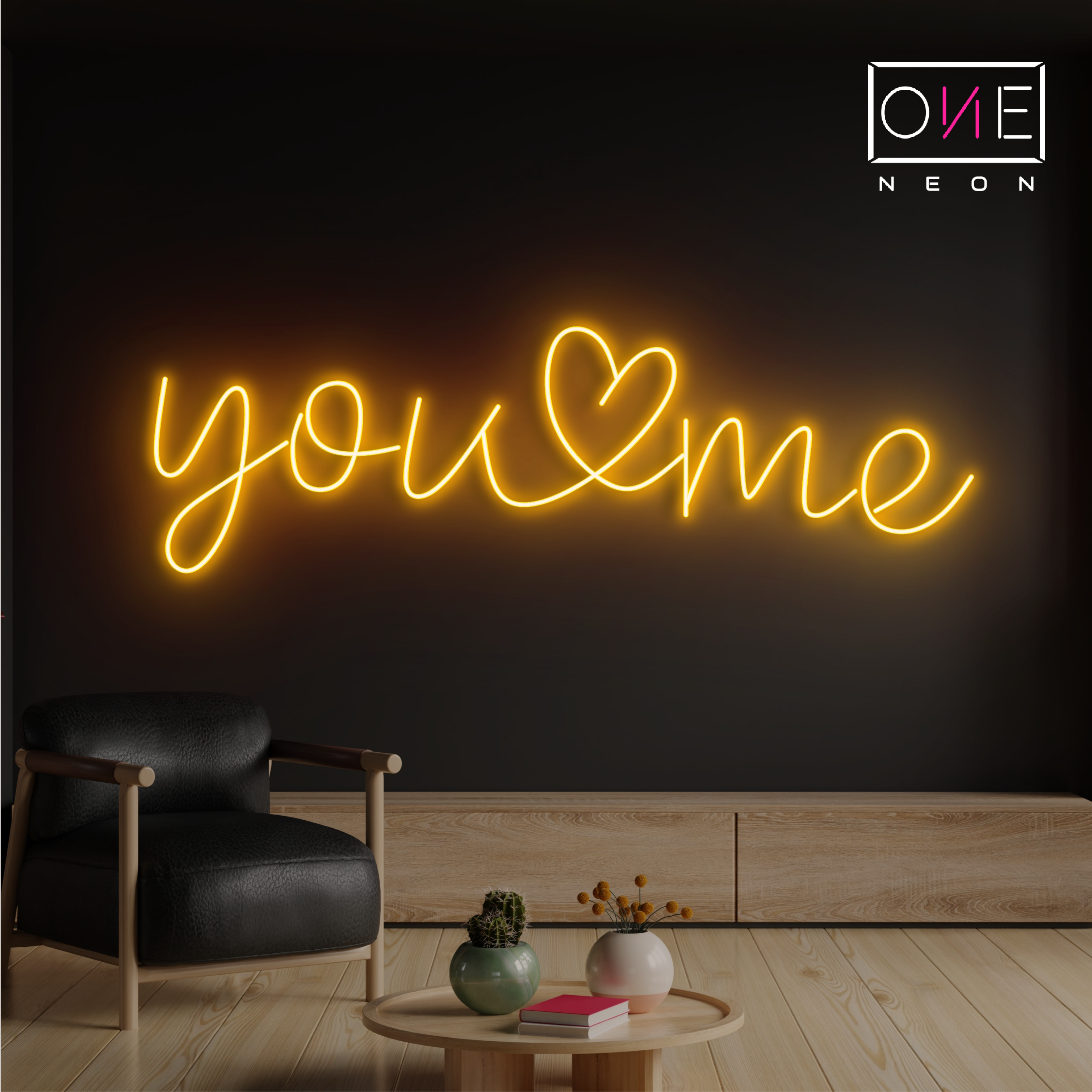 You & Me Led Neon Sign