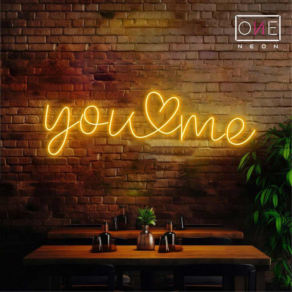 You & Me Led Neon Sign
