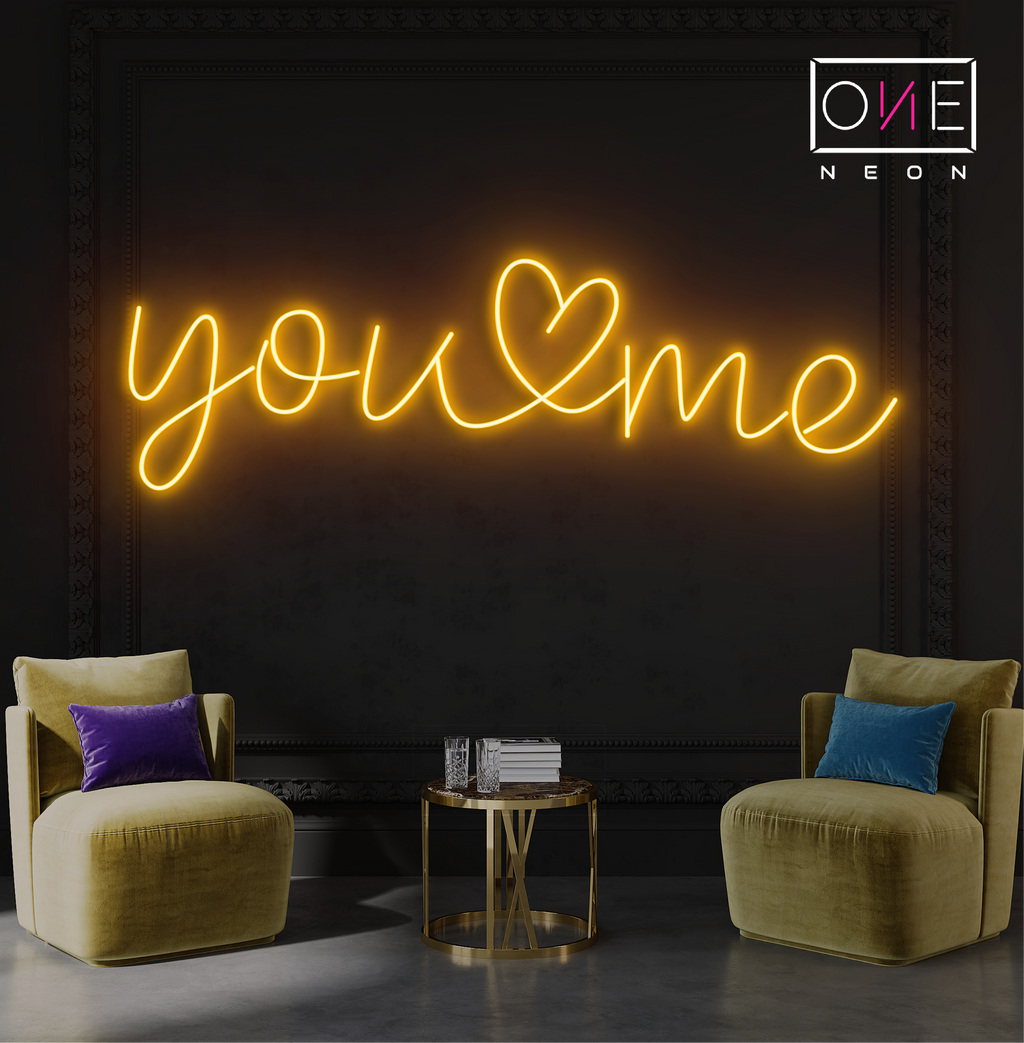 You & Me Led Neon Sign