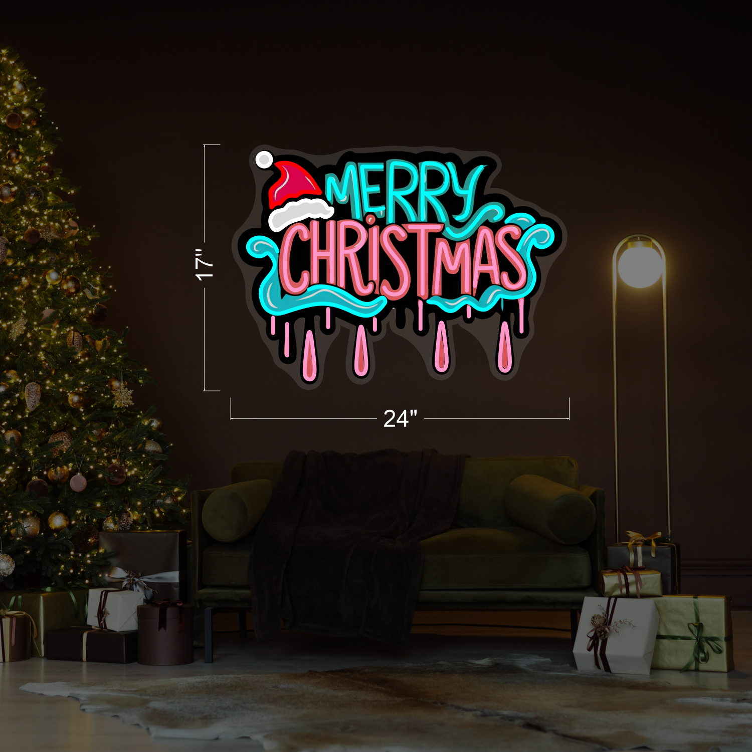 Merry Christmas LED Neon Sign