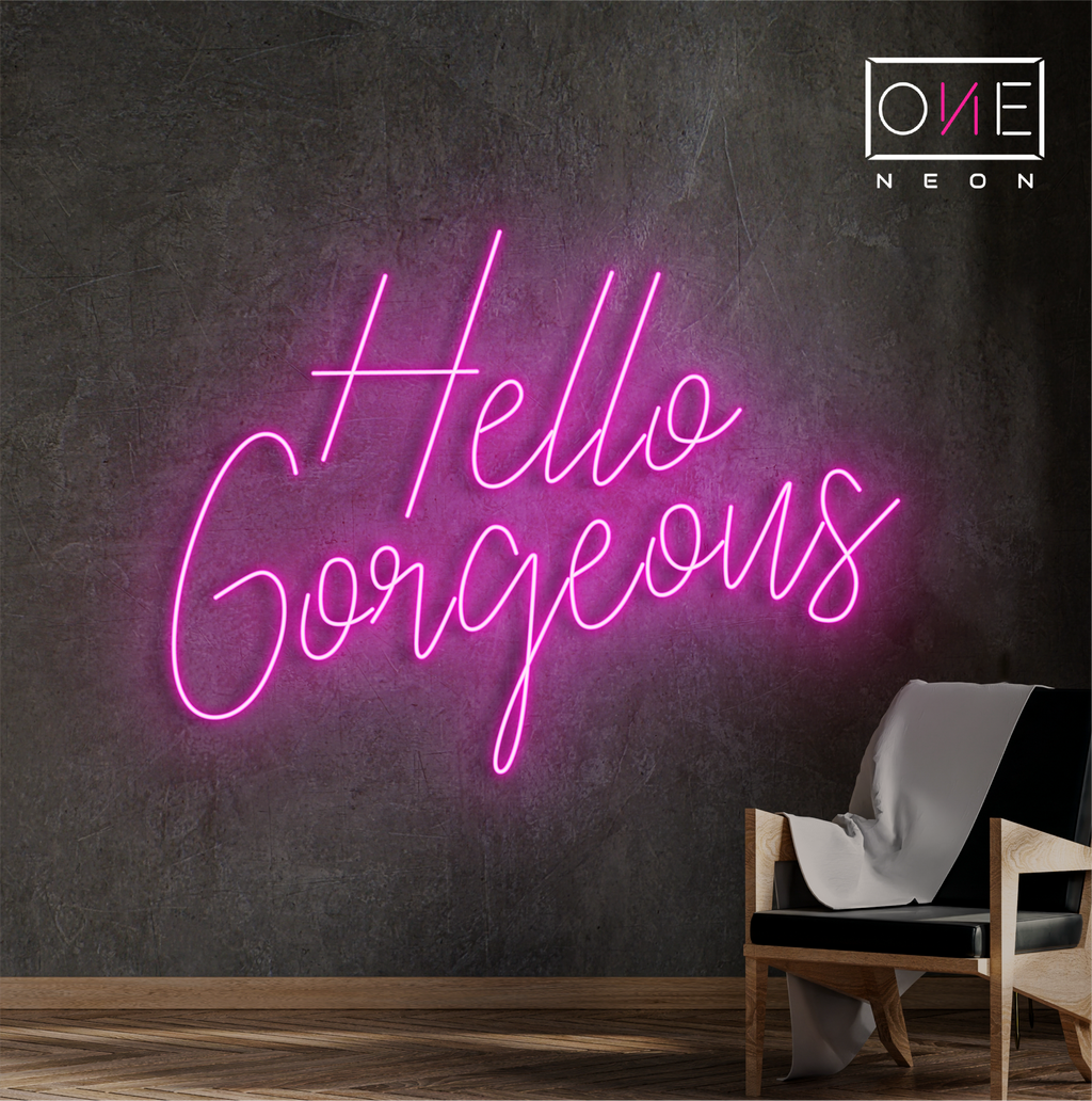 Hello Gorgeous Led Neon Sign
