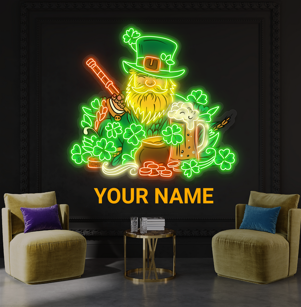 Lucky Brew Artwork Led Neon Sign