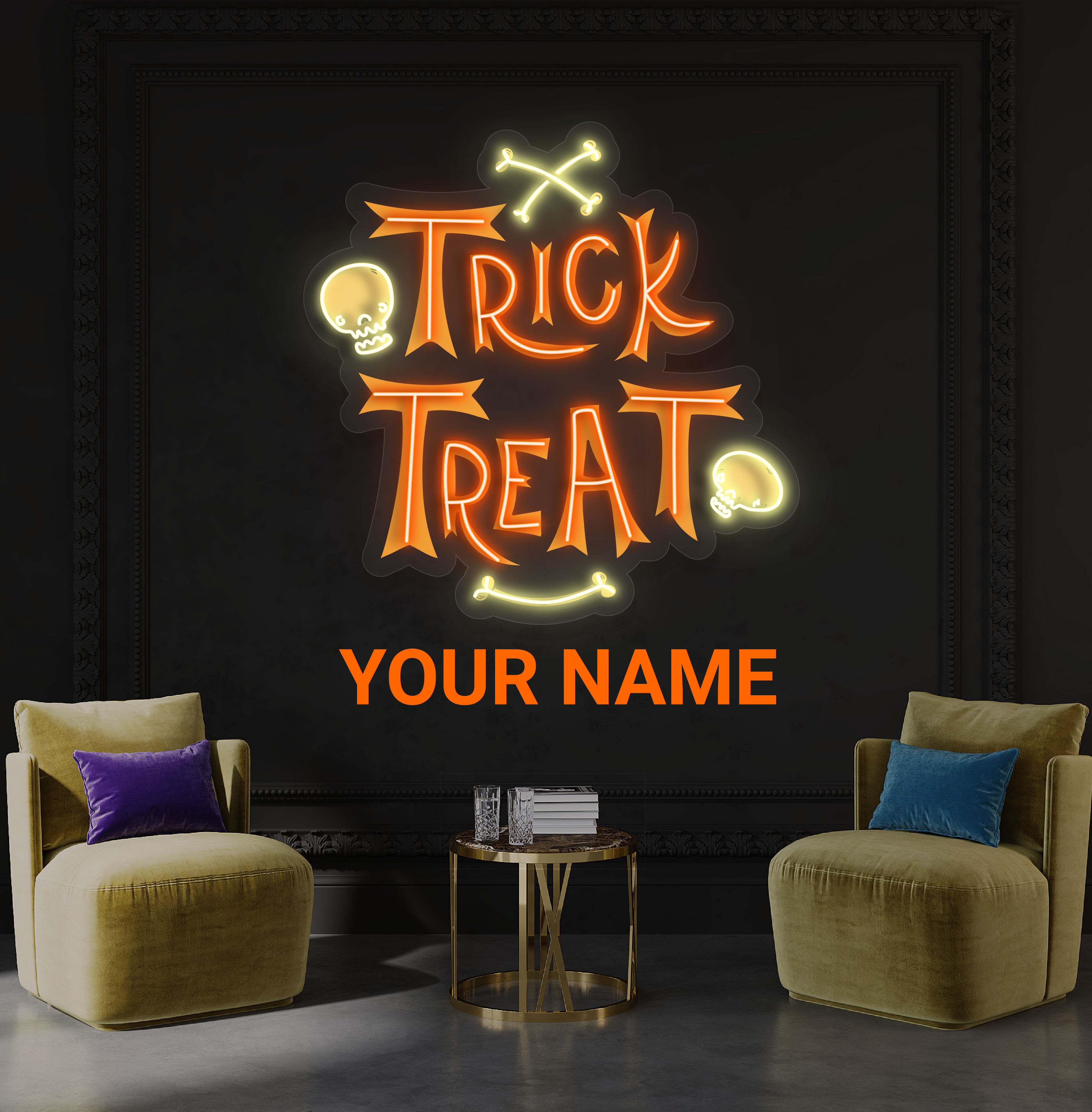 Trick Treat Artwork Led Neon Sign