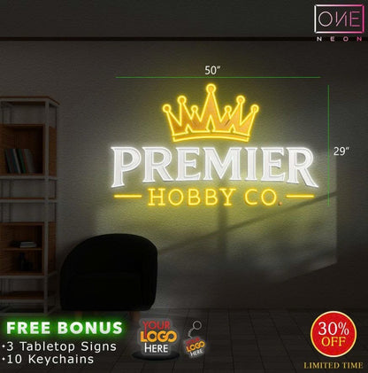Enseigne lumineuse LED néon Queen Billiard Artwork
