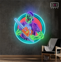 Chainsaw Zombie Artwork Led Neon Sign