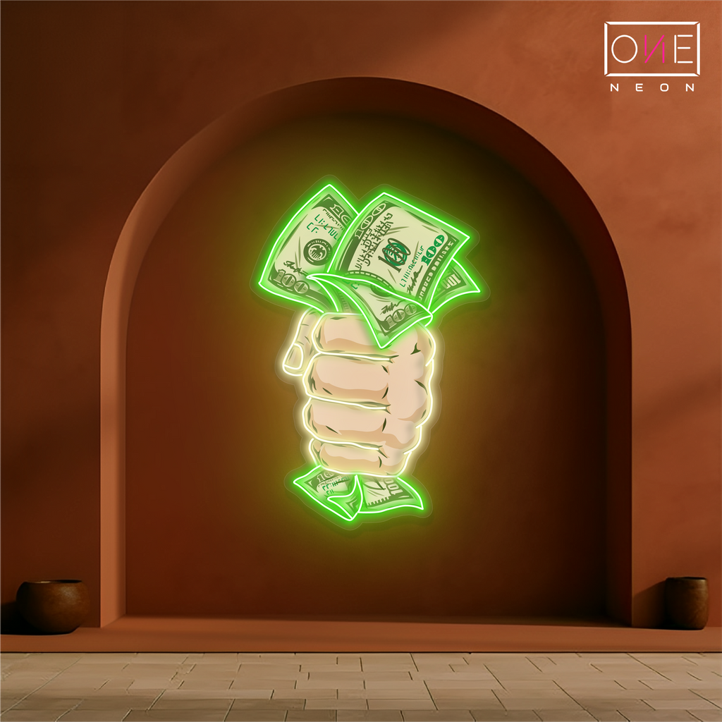 Cash Grab Artwork Led Neon Sign