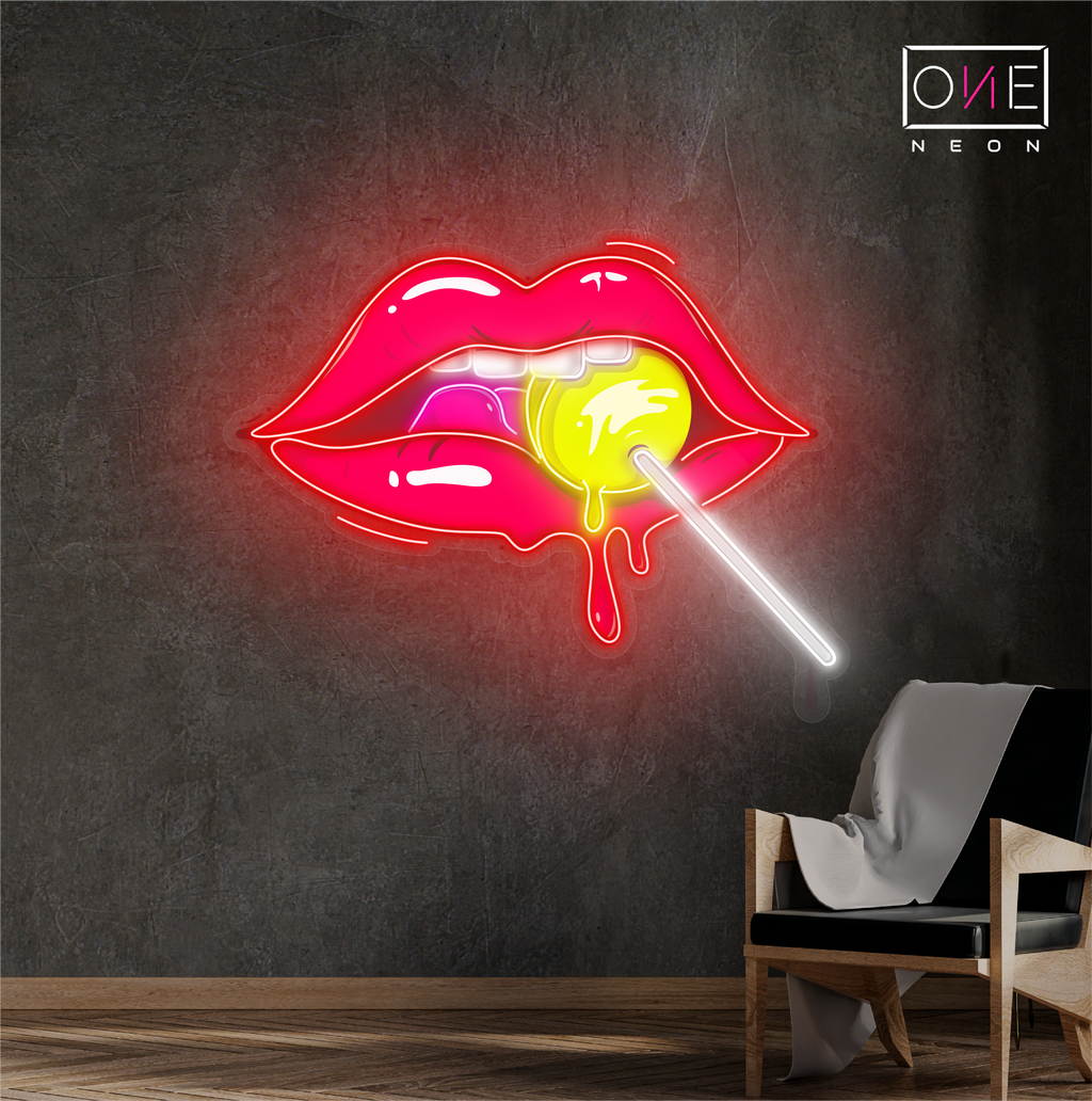 Sweet Temptation Artwork Led Neon Sign