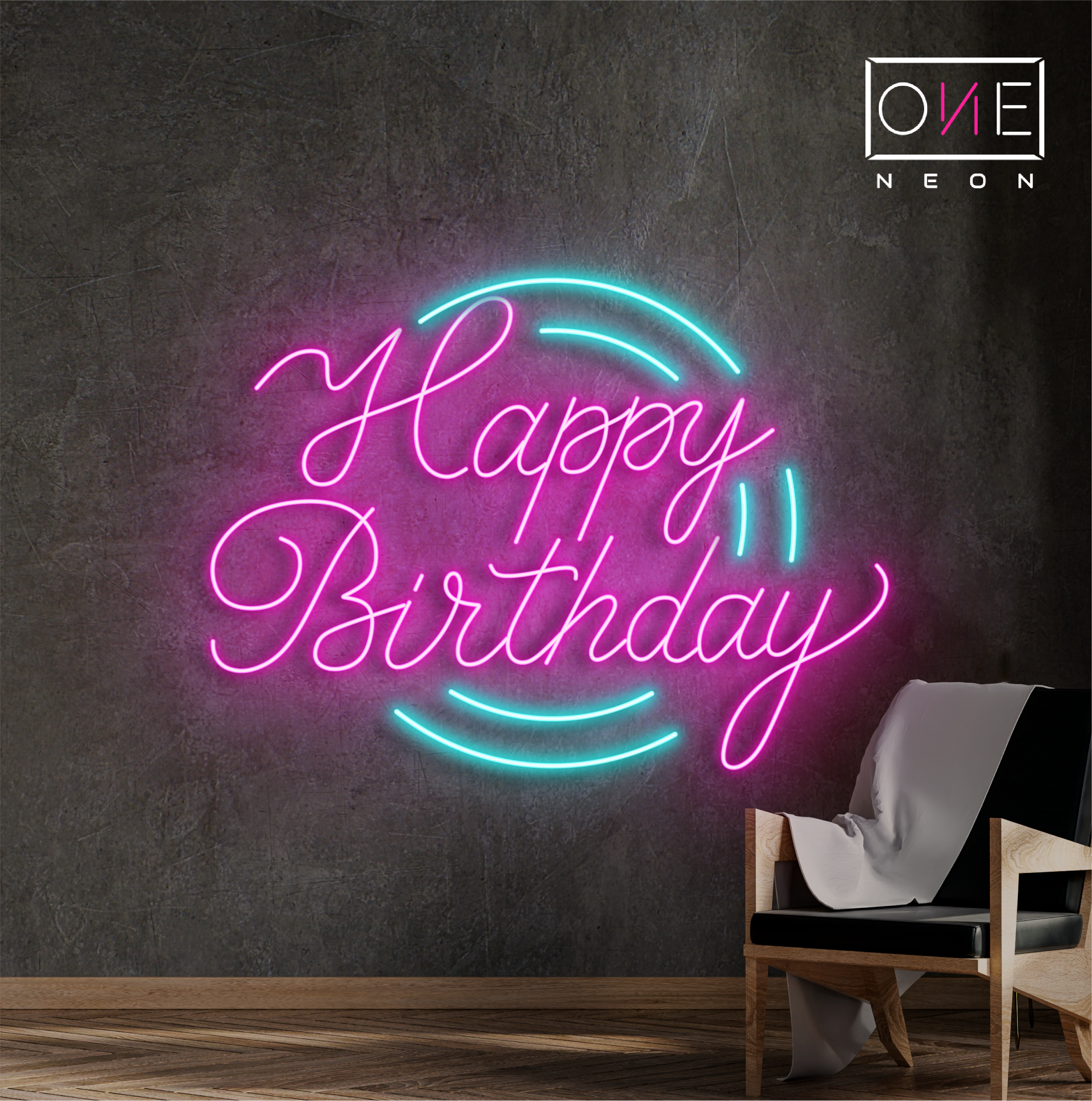 Happy Birthday Led Neon Sign