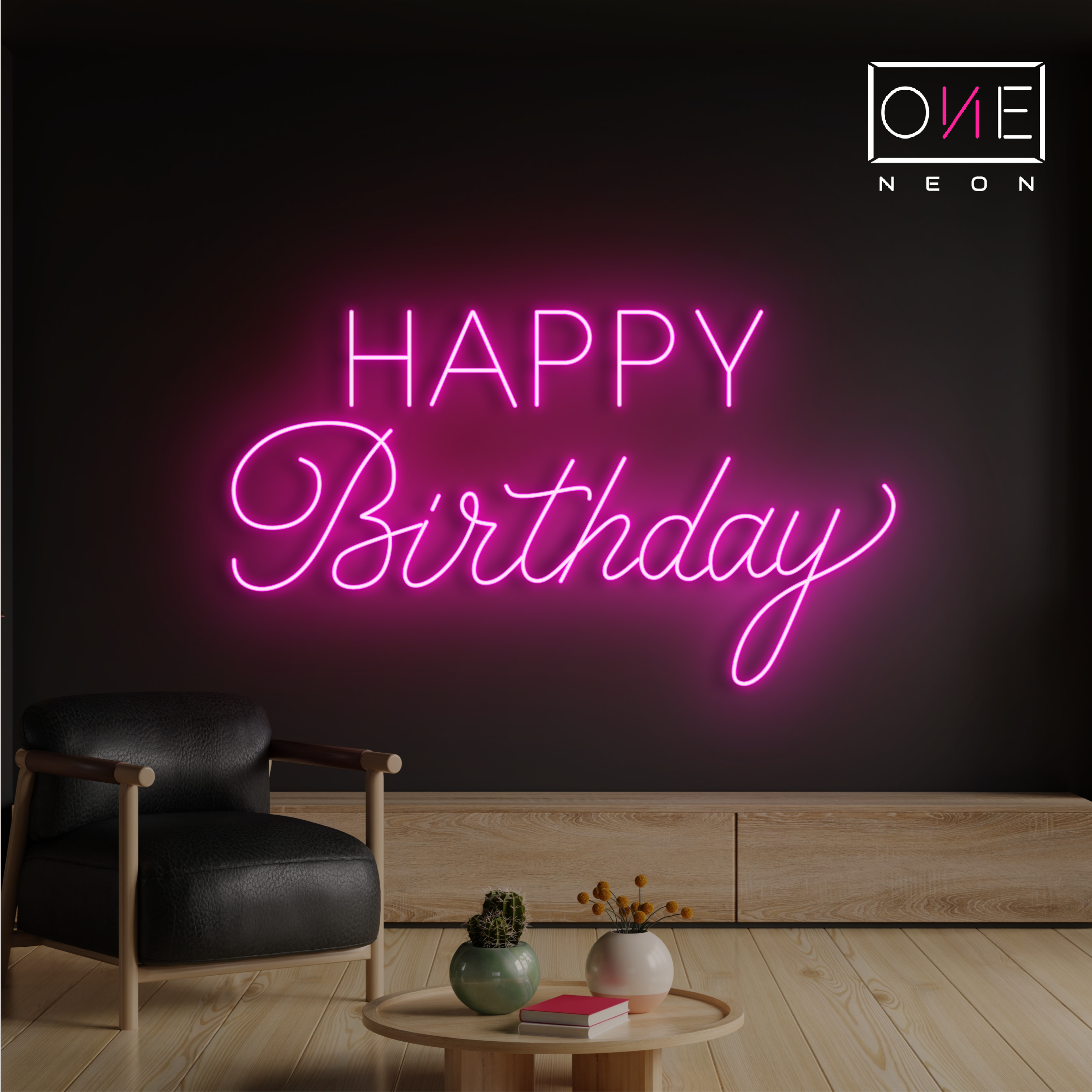 Happy Birthday Led Neon Sign