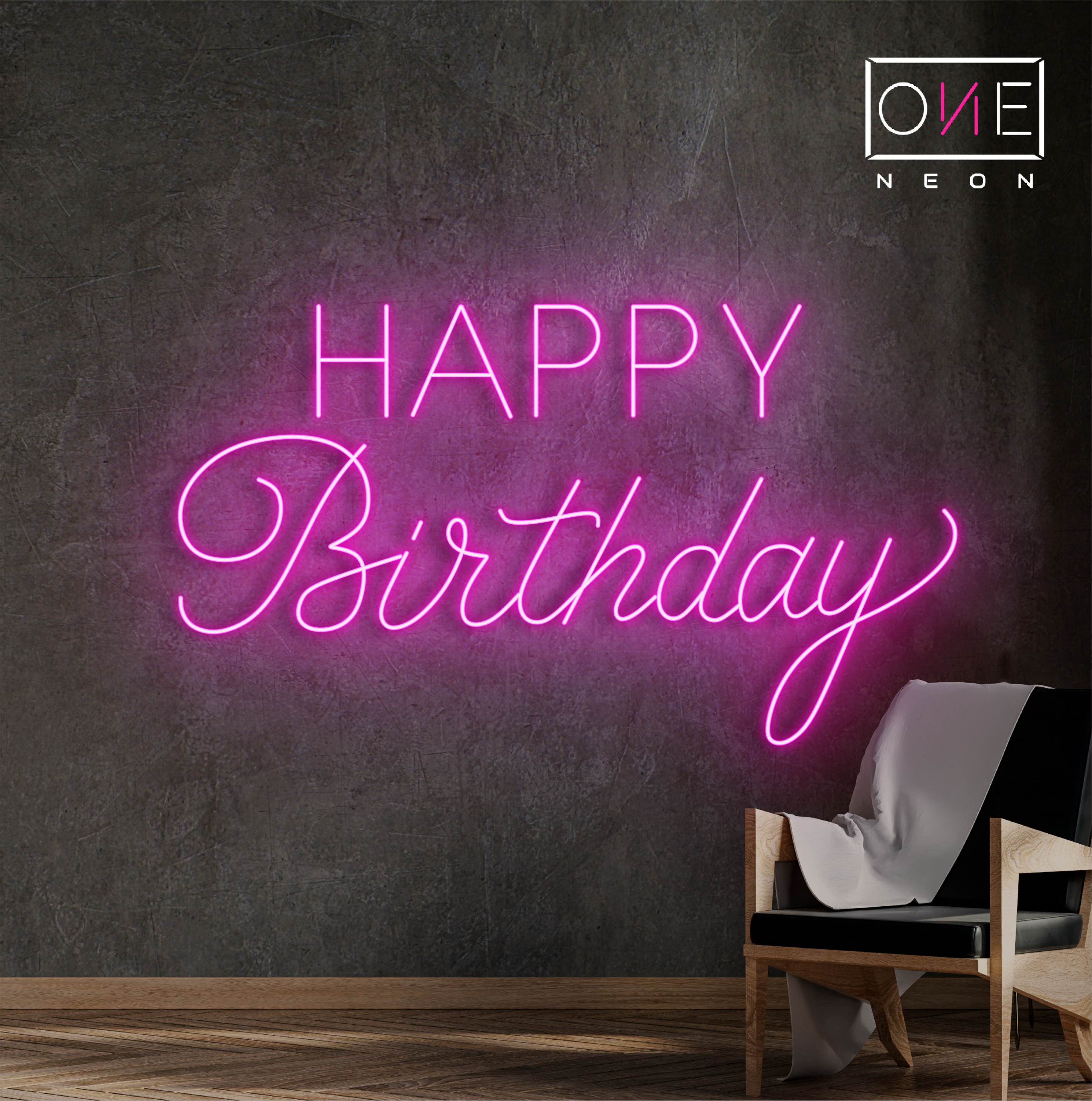 Happy Birthday Led Neon Sign