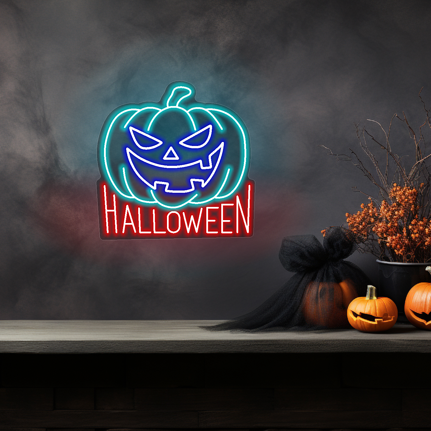Halloween Pumpkin  LED Neon Sign
