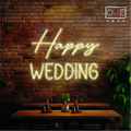 Happy Wedding Led Neon Sign