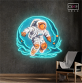 Cosmic Astronaut Artwork Led Neon Sign