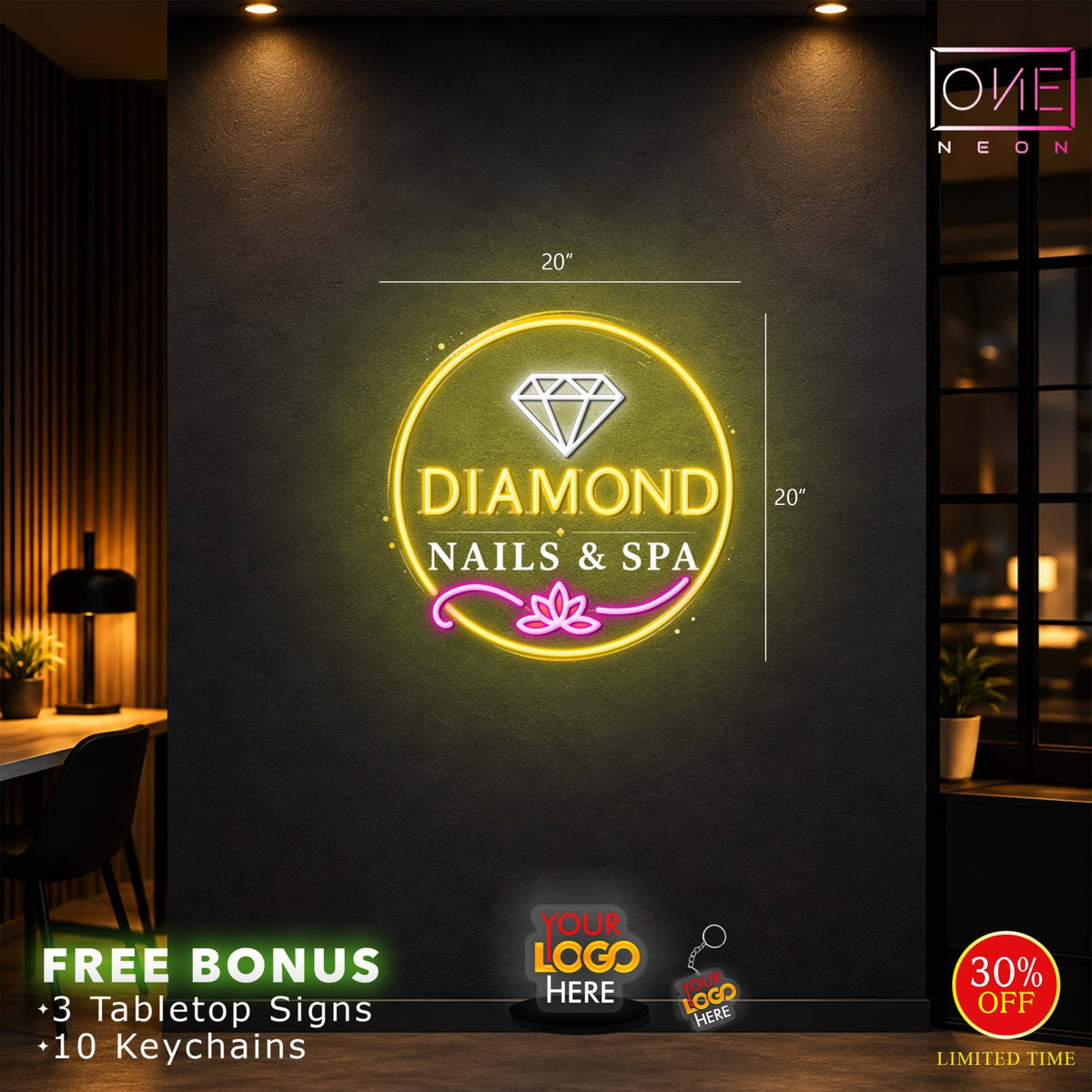 DIAMOND | LED Neon Sign