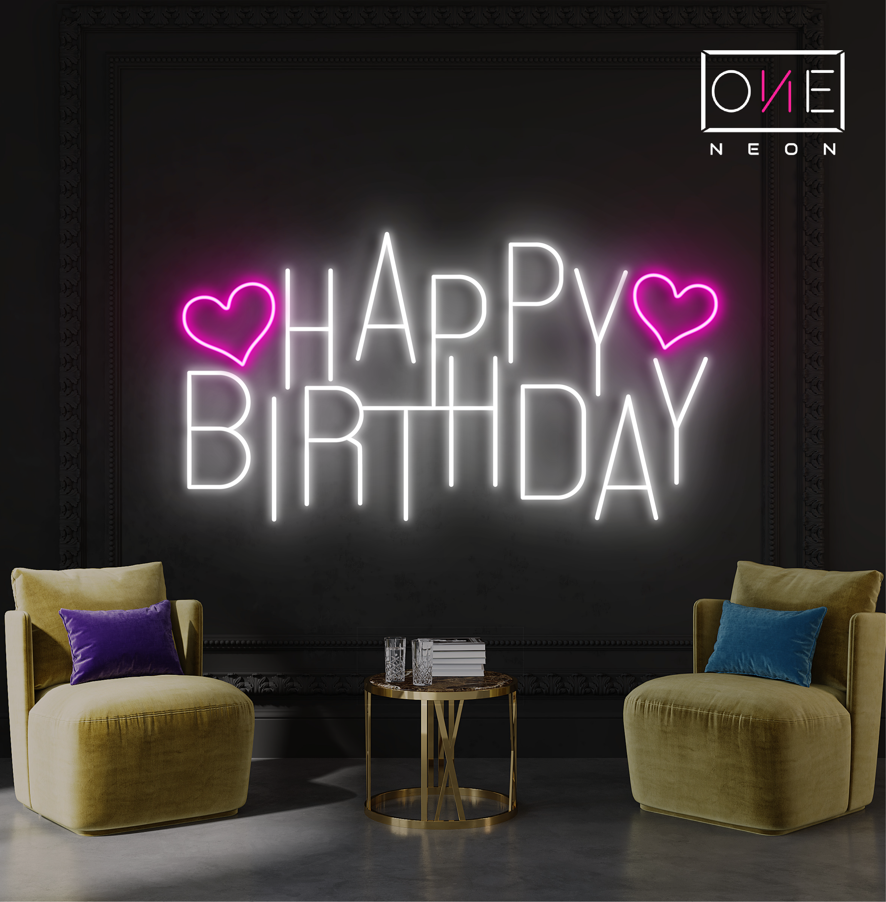 Happy Birthday Led Neon Sign